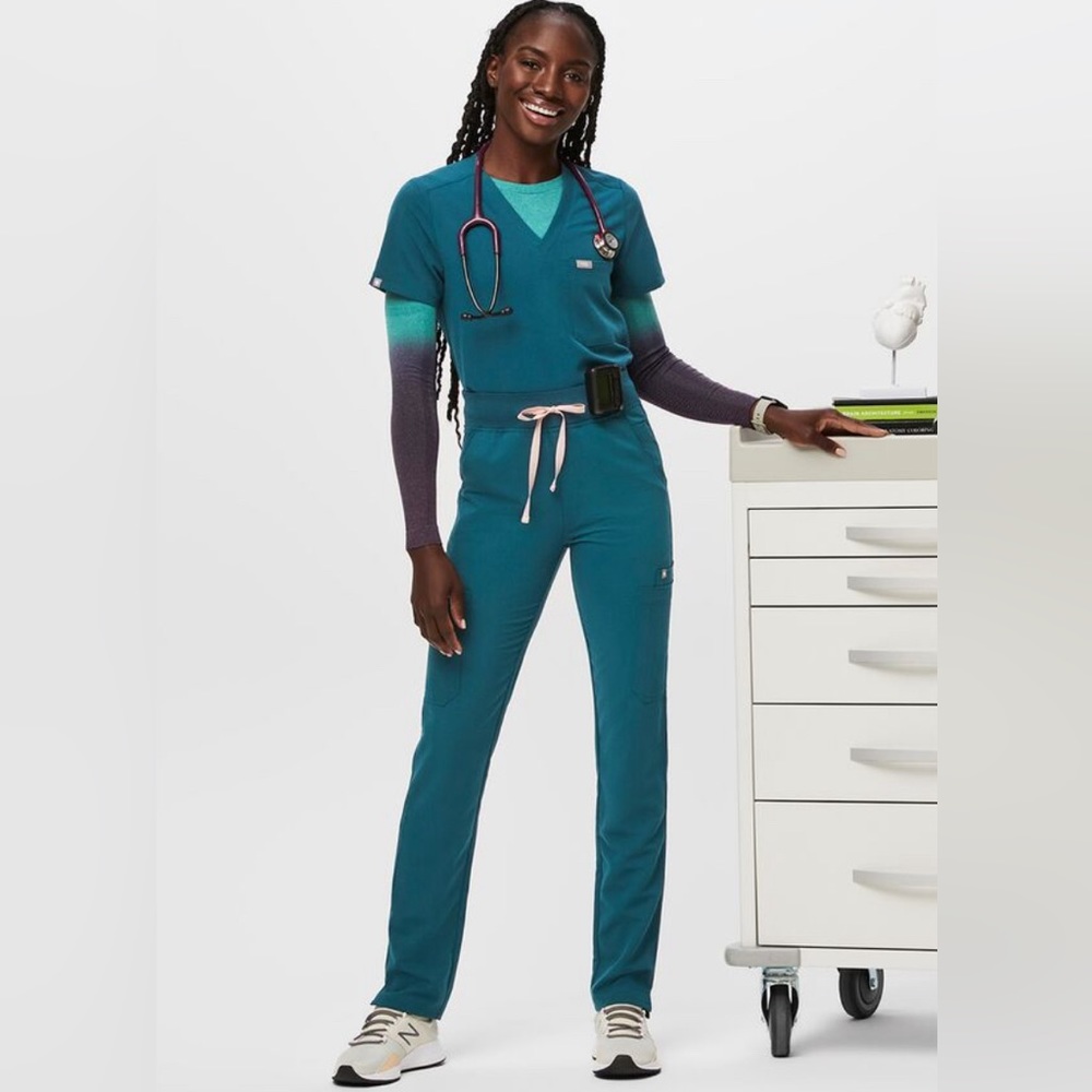 Caribbean blue scrub set